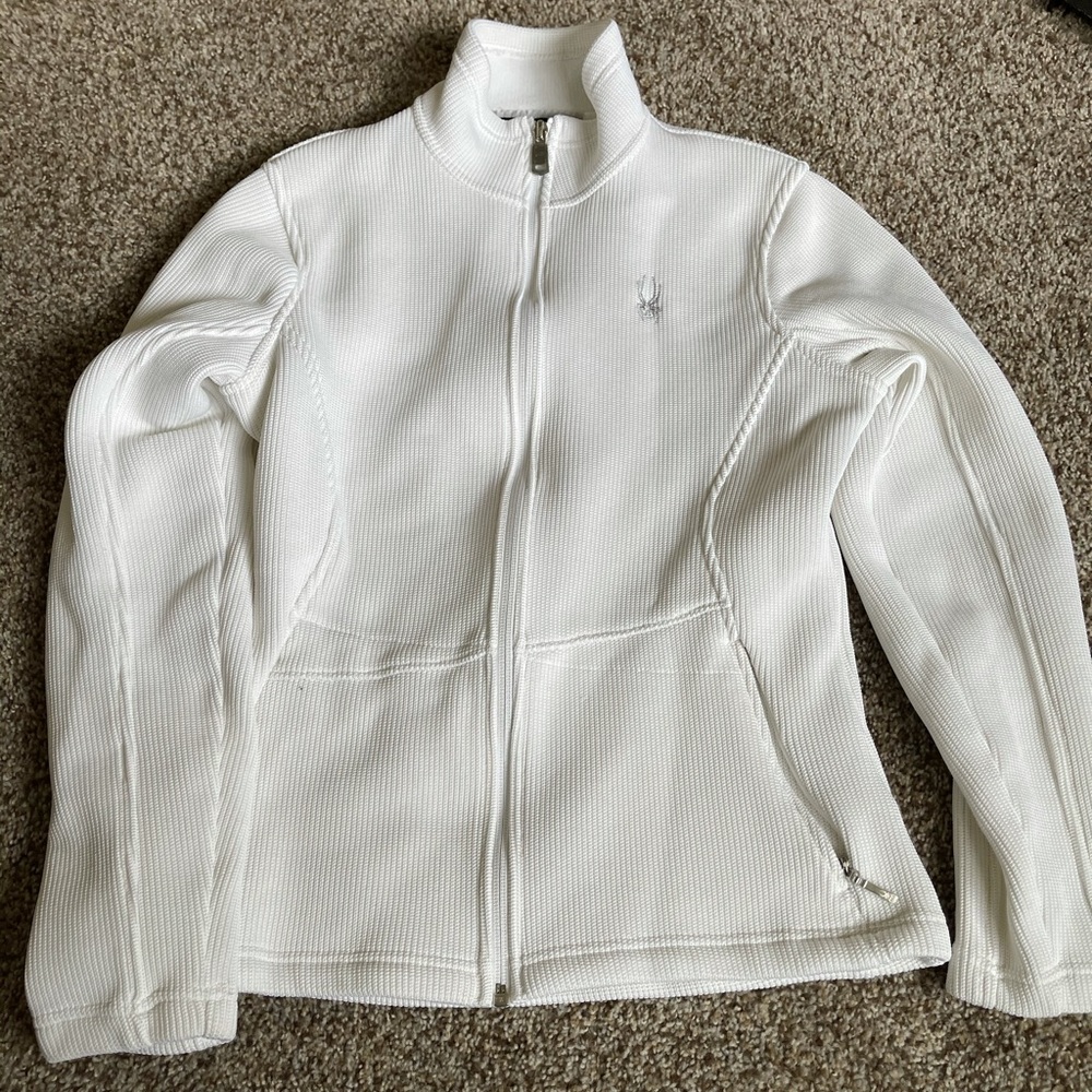 White spyder jacket